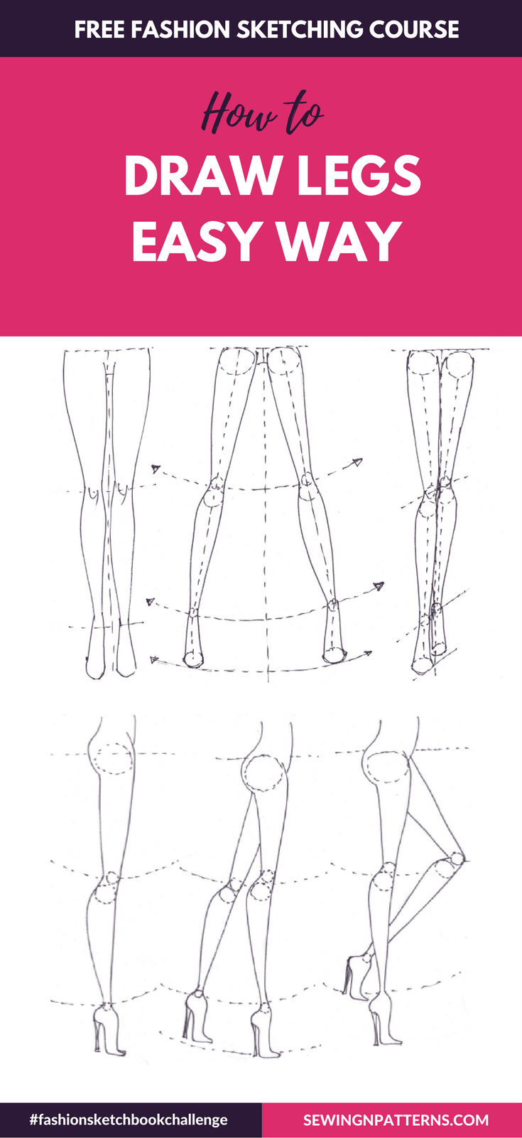 735x1600 Make Fashion Sketches Like A Pro In Days In Syx Thirty - Drawing Like A Pro