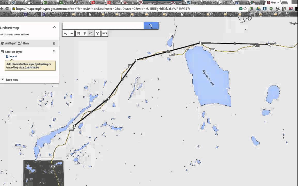 1154x720 google maps - Drawing Lines On Map