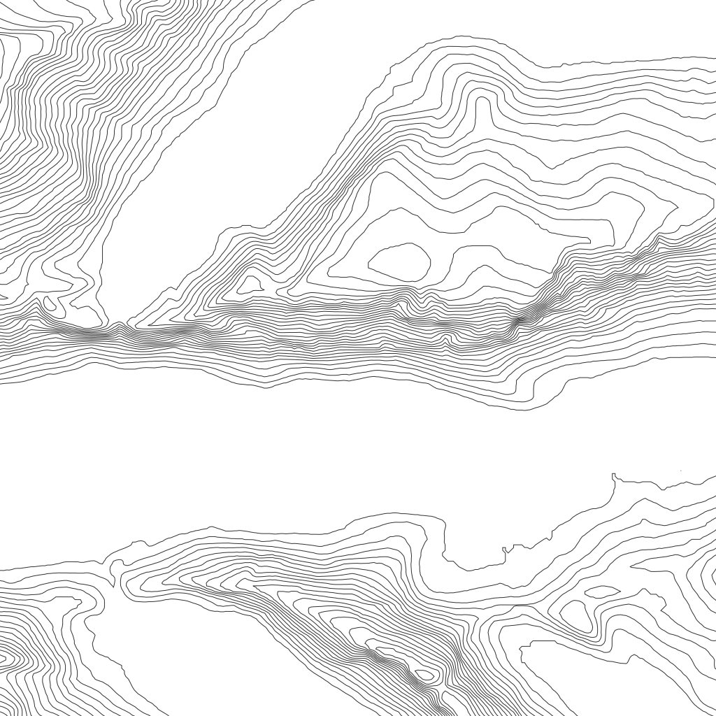 1024x1024 contour lines map - Drawing Lines On Map