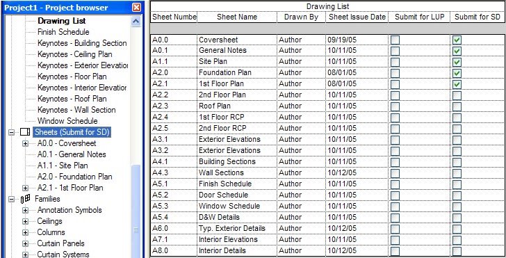 728x371 revit beginners sort - Drawing List