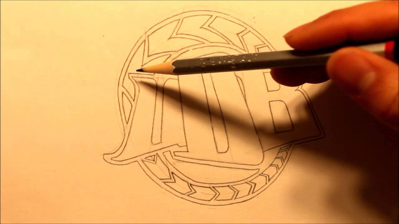1280x720 how to draw logo design graphics graffiti and illustration - Drawing Logo Design
