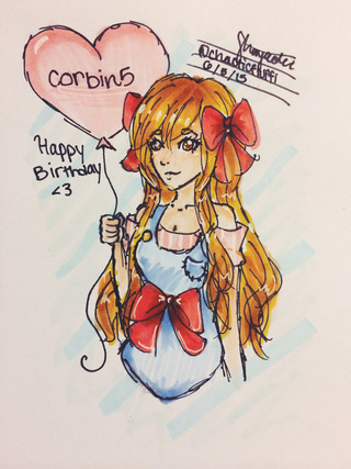 320x427 Happy Birthday!! I Love Your Drawings Lots Sorry This Was Done - Drawing Lots