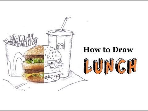 480x360 how to draw lunch - Drawing Lunch