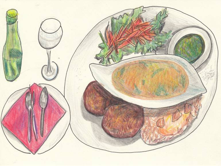 770x577 lunch drawing - Drawing Lunch