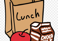 200x140 lunch bag clipart drawing of lunch bag with an apple and chocolate - Drawing Lunch