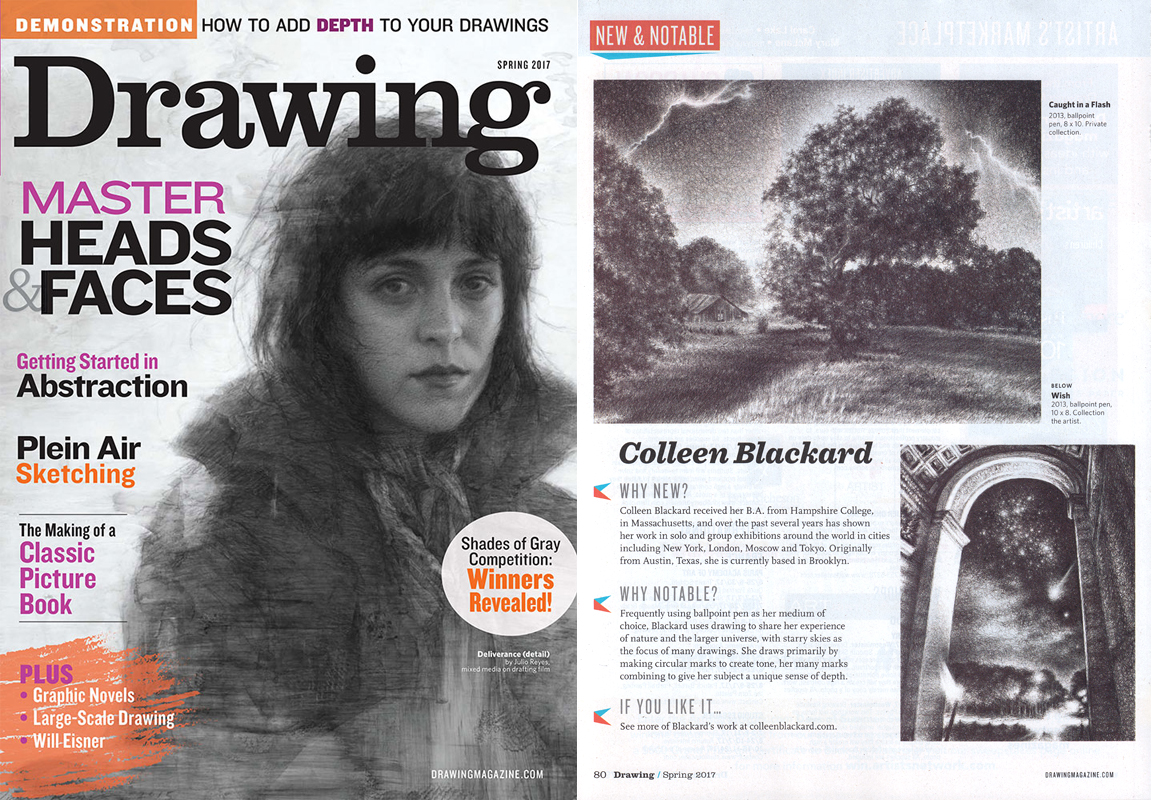 1151x800 drawing magazine feature! the art of colleen blackard - Drawing Magazine