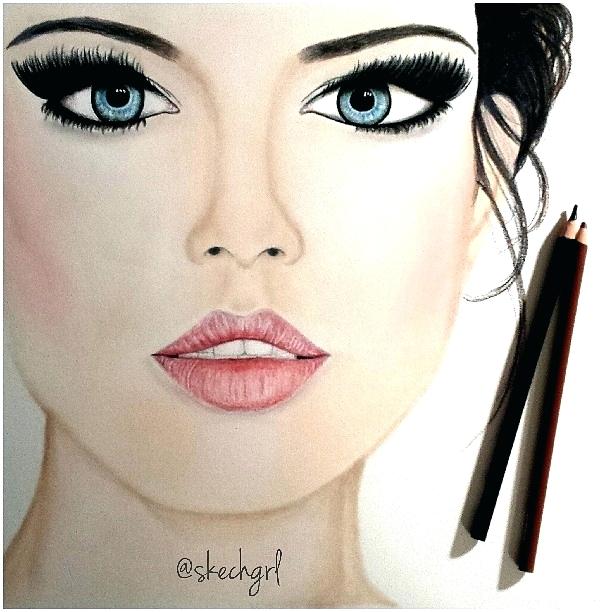 Drawing Makeup On Paper at Explore collection of