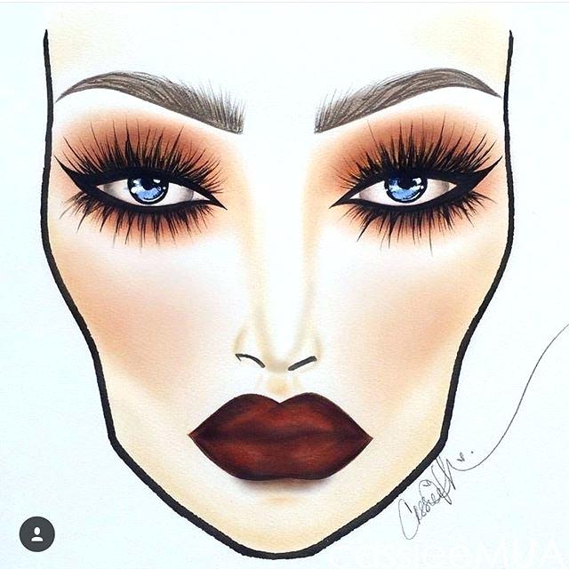Drawing Makeup On Paper at Explore collection of