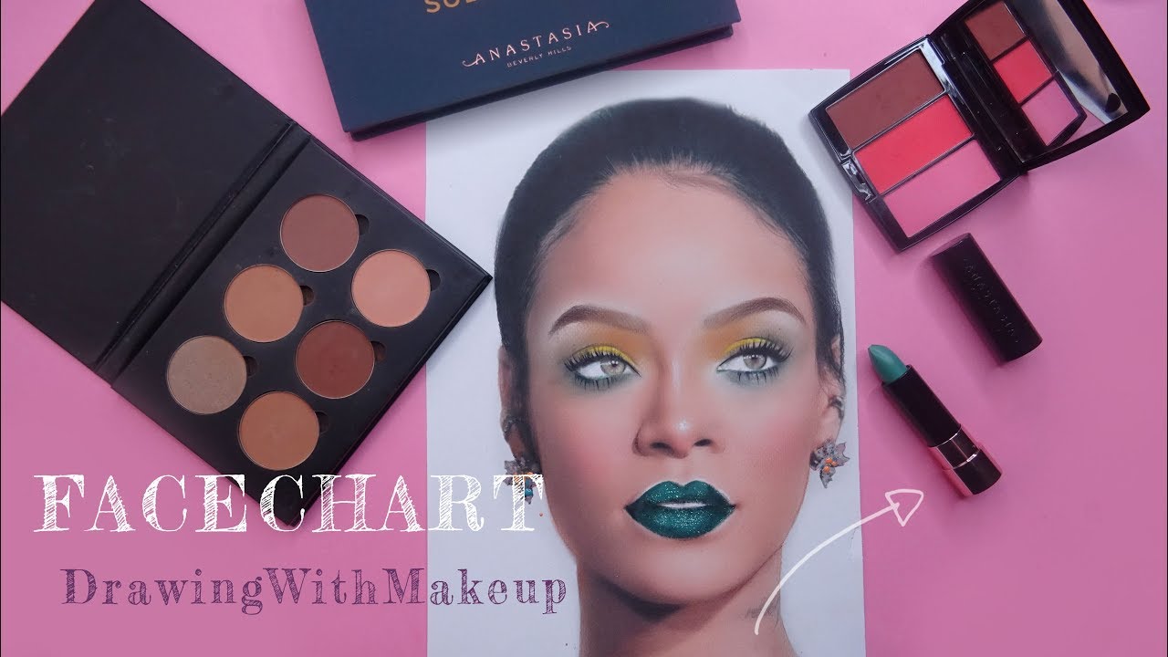 1280x720 Drawing With Make Up On Paper Challenge - Drawing Makeup On Paper