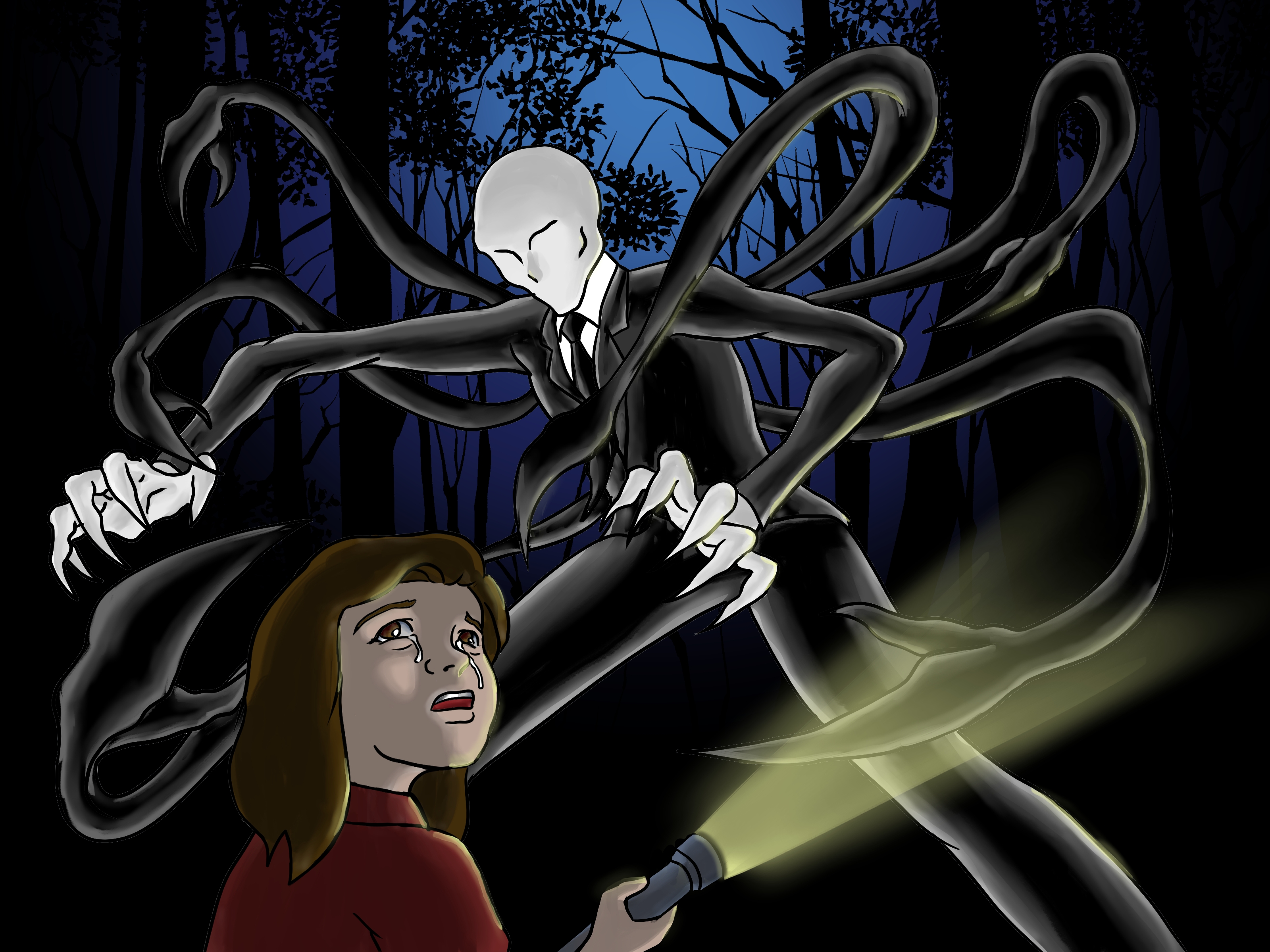 3200x2400 How To Draw Slender Man - Drawing Man Game