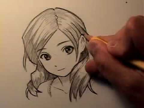 480x360 How To Draw Manga Hair, Four Different Ways - Drawing Manga Hair