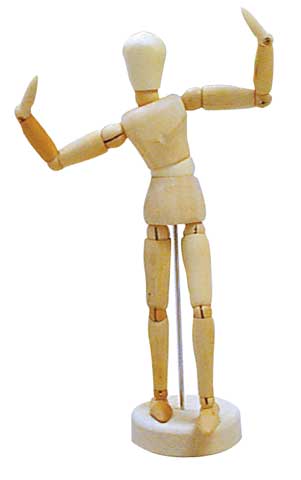 301x480 unisex wooden drawing manikin inch alvin - Drawing Mannequin