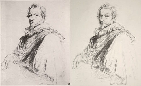 489x300 old master drawing copy van dyck - Drawing Master