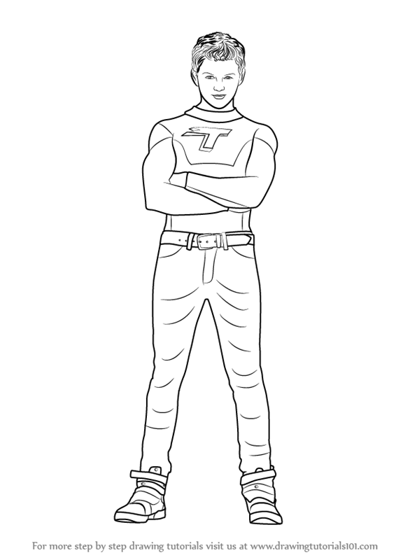 566x800 learn how to draw max thunderman from the thundermans - Drawing Max