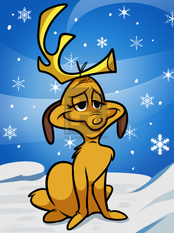 733x982 how to draw max from the grinch, step - Drawing Max
