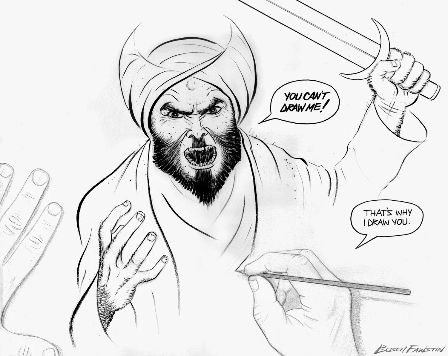 1500x1192 ebay blocks 'draw mohammed' winning cartoon from auction breitbart - Drawing Me