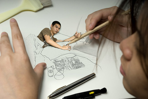 500x335 I Caught Her Drawing Me - Drawing Me