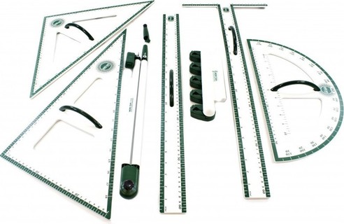 492x320 morn sun teacher aid drawing measuring instrument set, triangles - Drawing Measuring Tools