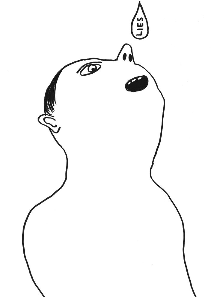 724x990 David Shrigley Question Time Is Like Watching People Having - Drawing Media