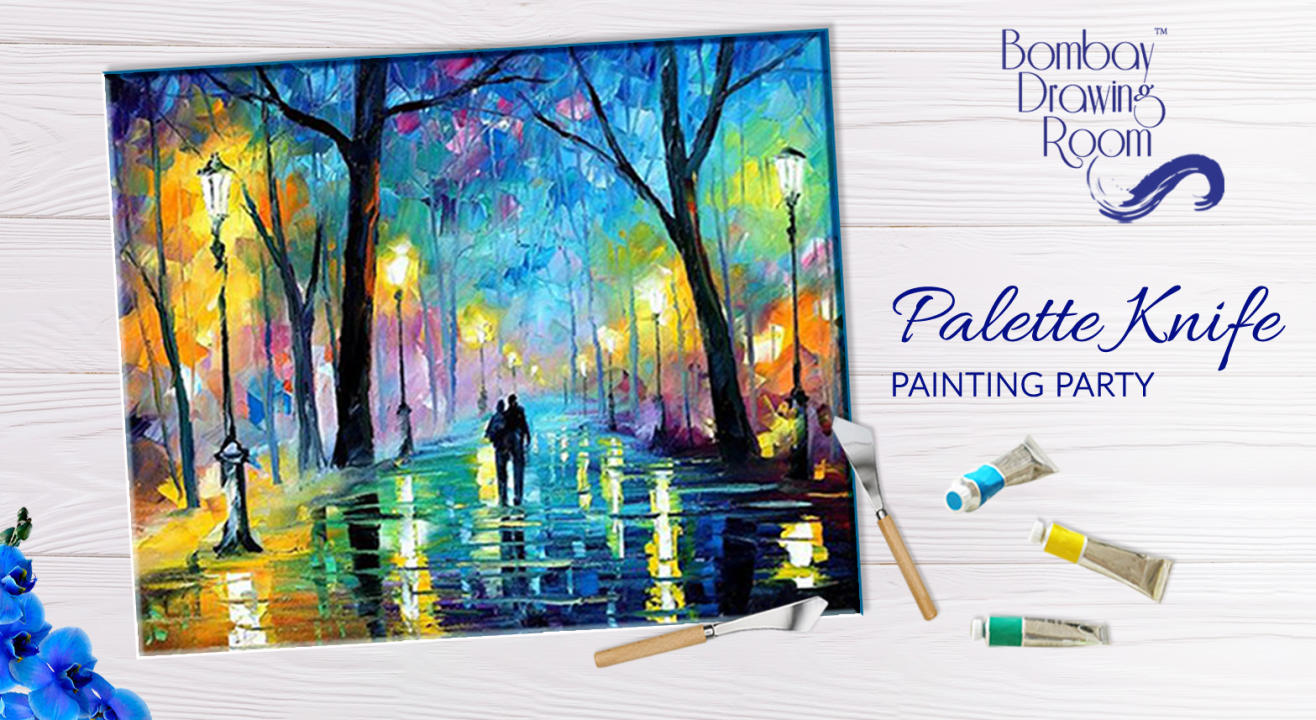 1316x720 Book Tickets To Palette Knife Painting Party - Drawing Media