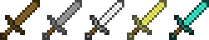 728x139 How To Draw A Minecraft Sword - Drawing Minecraft