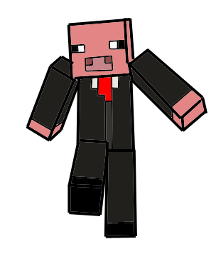 304x377 Cartoon Minecraft Character Drawing Birthday Party - Drawing Minecraft Characters