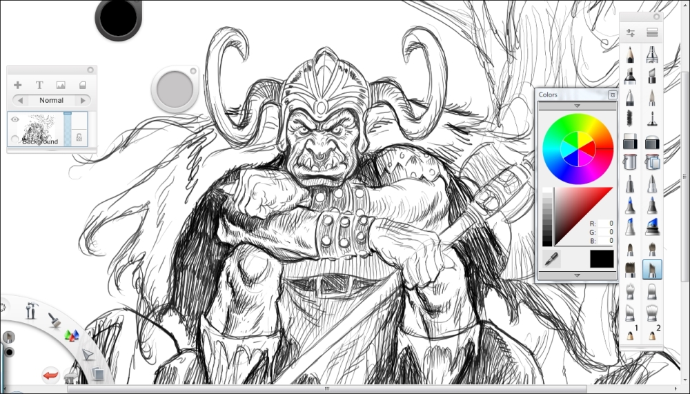 1000x571 Mirror Canvas - Drawing Mirror