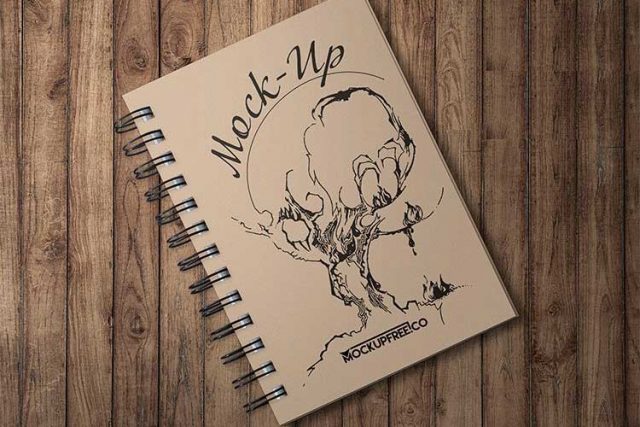 640x427 Best Free Notebook Mockups Mockuptree - Drawing Mockup Psd