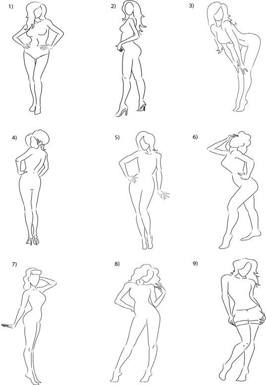 537x776 Pretty Girl Modeling Poses - Drawing Model Poses