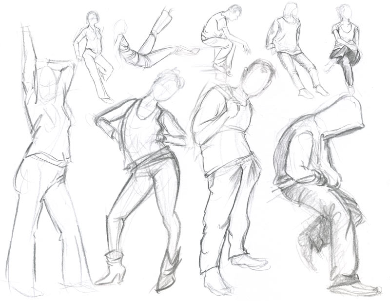 800x618 Ashcan Figure Drawing - Drawing Model Poses