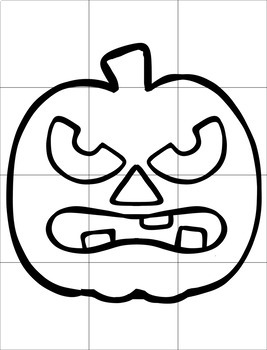267x350 halloween double digit multiplication worksheets grid drawing - Drawing Multiplication