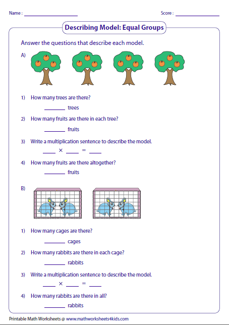 454x644 Multiplication Models Worksheets - Drawing Multiplication