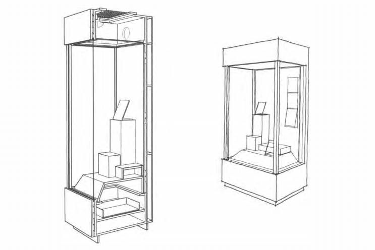 743x496 museum exhibit case guidelines - Drawing Museum