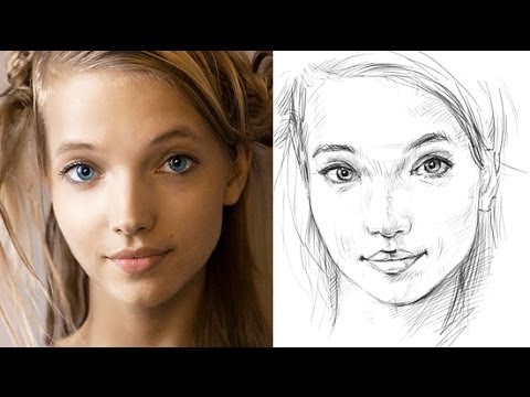 480x360 how to draw a face accurately - Drawing My Face