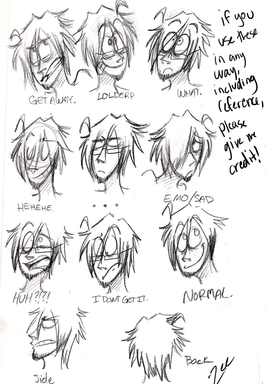 900x1297 Face Drawing Reference - Drawing My Face