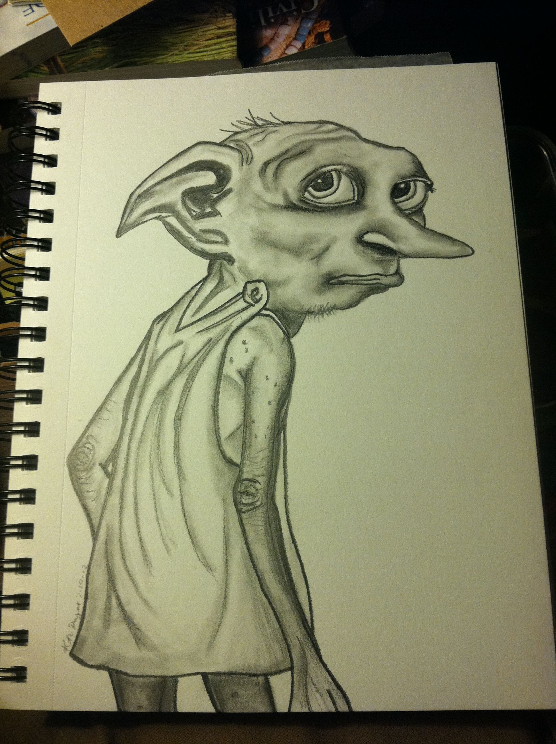 1936x2592 My Pencil Drawings And My Pencil Drawing Of The Dobby Character - Drawing My Photo In Pencil