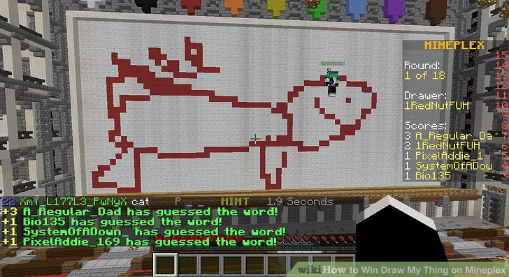 728x397 How To Win Draw My Thing On Mineplex Steps - Drawing My Thing