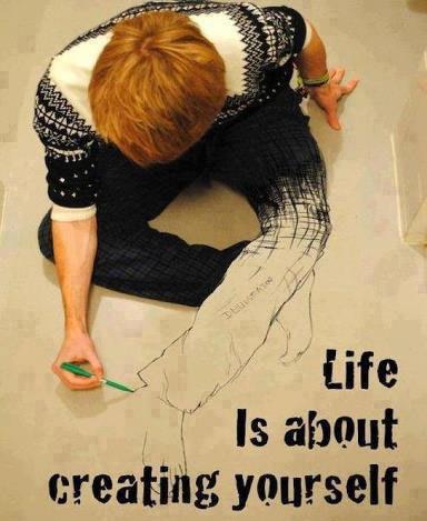 384x469 Drawing Myself In The Rain Bad Atheist - Drawing Myself