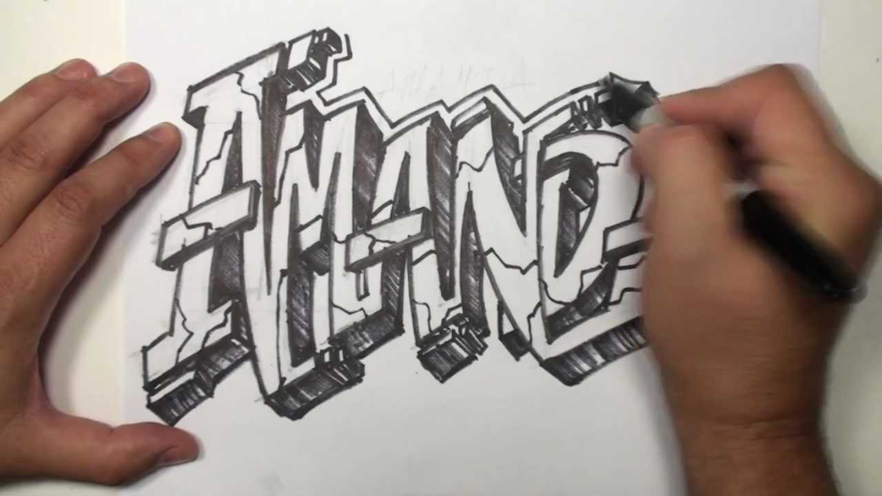 1280x720 Graffiti Speed Drawing Name Art - Drawing Names