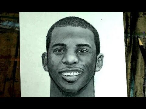 480x360 How To Draw Basketball Player Chris Paul Step - Drawing Nba Players