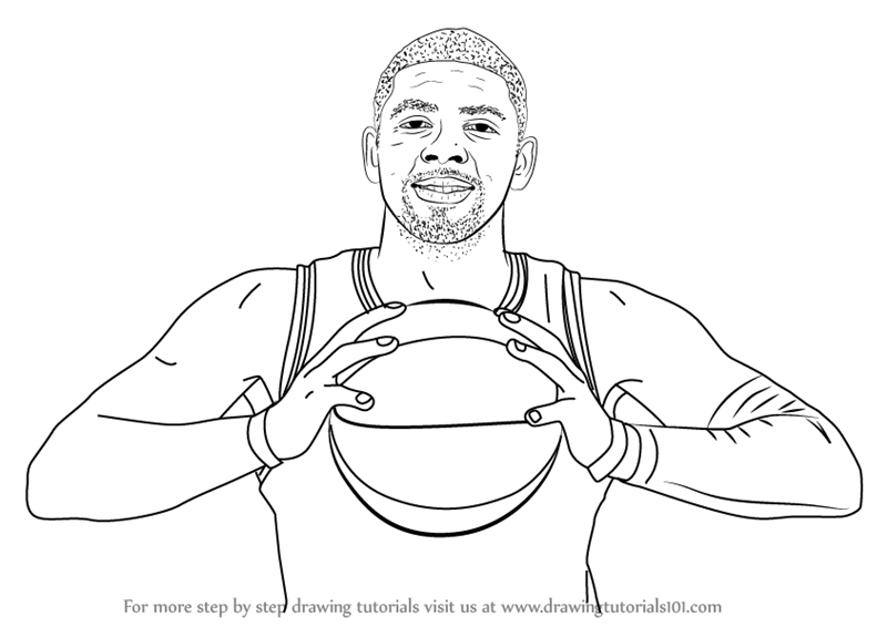 800x566 Learn How To Draw Kyrie Irving - Drawing Nba Players