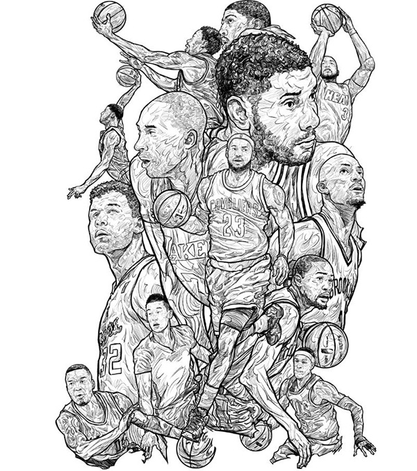 Drawing Nba Players at PaintingValley.com | Explore collection of ...