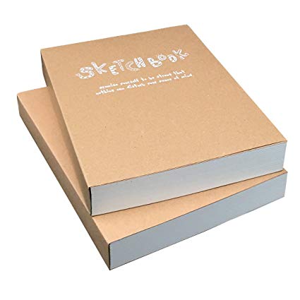 425x425 kraft cover drawing notebook sketchbook set - Drawing Notebook