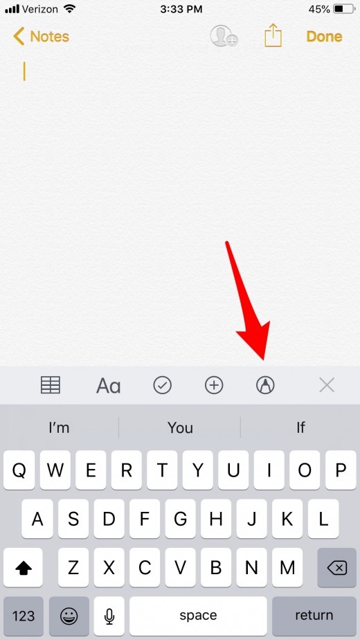 520x924 How To Add Inline Drawings To Notes On Your Iphone Or Ipad - Drawing Notes
