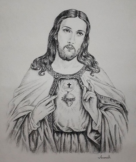 473x565 stunning pencil drawing of various personalities - Drawing Of