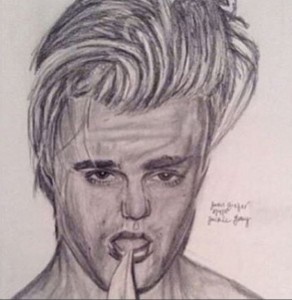 292x300 Drawing Ideas Wallpapers Justin Bieber Mocks Fan's Drawing Of Him - Drawing Of