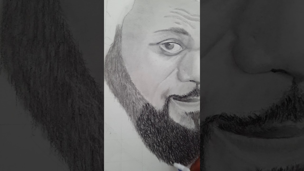 1280x720 How To Draw A Black Man's Beard - Drawing Of A Black Man