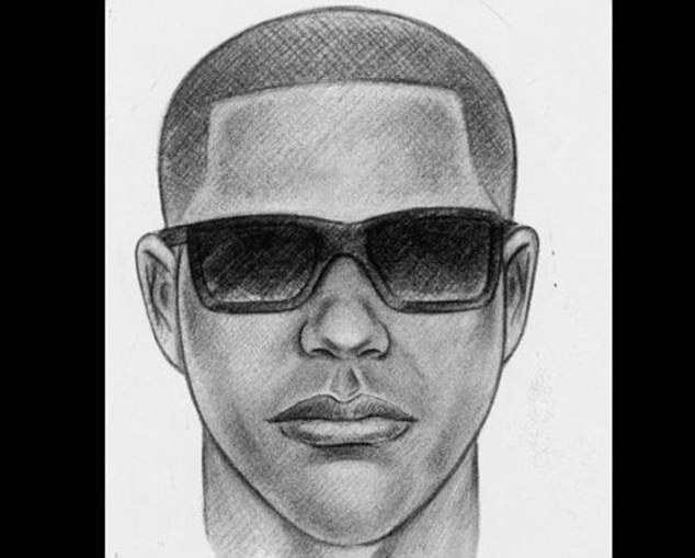 634x509 Picture Of The Caliber Killer 'methodical' Gunman Behind - Drawing Of A Black Man