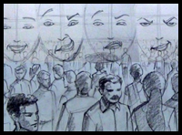 200x148 Drawing Groups Of People In An Art Composition How To Draw - Drawing Of A Crowd