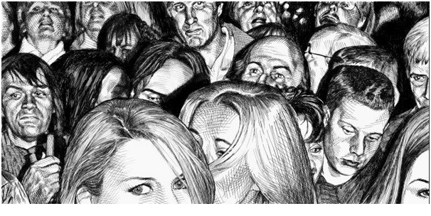 606x304 drawing a crowd of people some easy tips to make it right - Drawing Of A Crowd